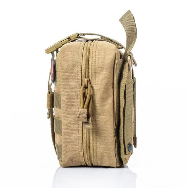 Підсумок-аптечка  IFAK (Standard) Tear-Off КОЙОТ (пісочний) швидкоскид MOLLE OXFORD/Нейлон 20x15x10 см